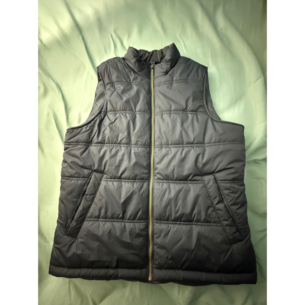 Weatherproof Vintage Puffer Vest Full Zip Quilted Jacket Large men's